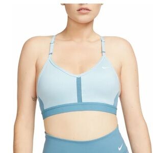 Nike Dry-fit Indy Light Blue Sports Bra Ocean Bliss